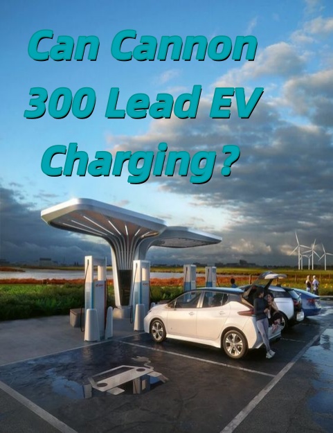 ¿Puede el Cannon 300 Lead cargar vehículos eléctricos?