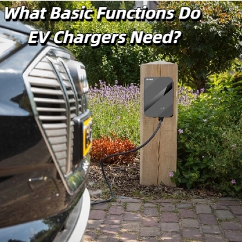 ¿Qué funciones básicas necesitan los cargadores de vehículos eléctricos?